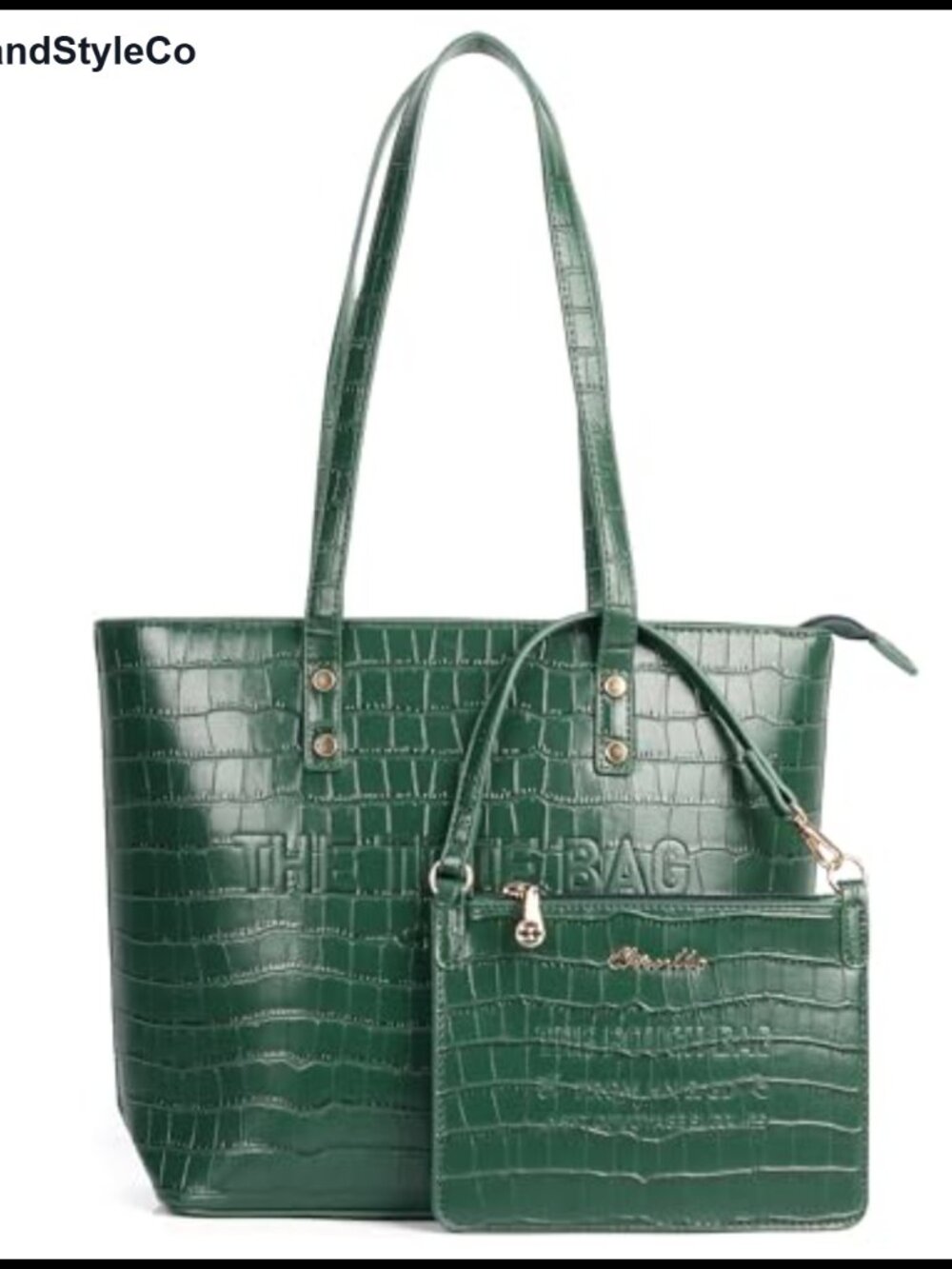 Women's Medium Tote Bag PU Leather Top Handle Zippered Handbag Purse